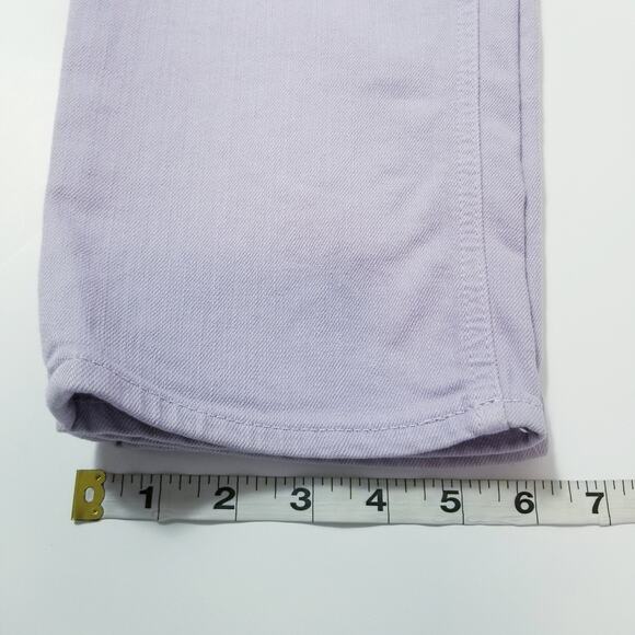 J. Crew Lavender Cropped Matchstick Denim Mid Rise - Picture 8 of 13